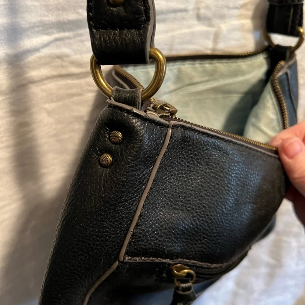 The Sak Black Leather Crossbody Bag. Work or fun.